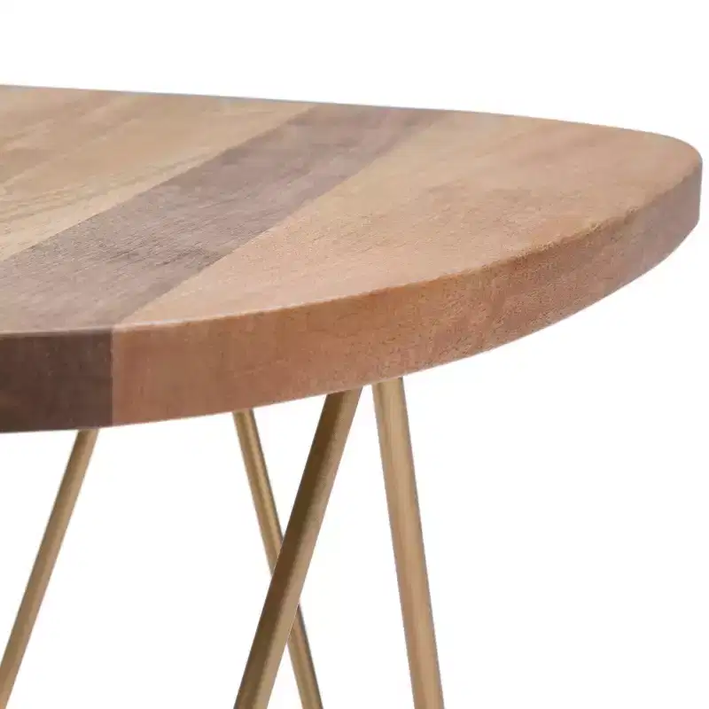 Tillman Metal and Wood Accent Table