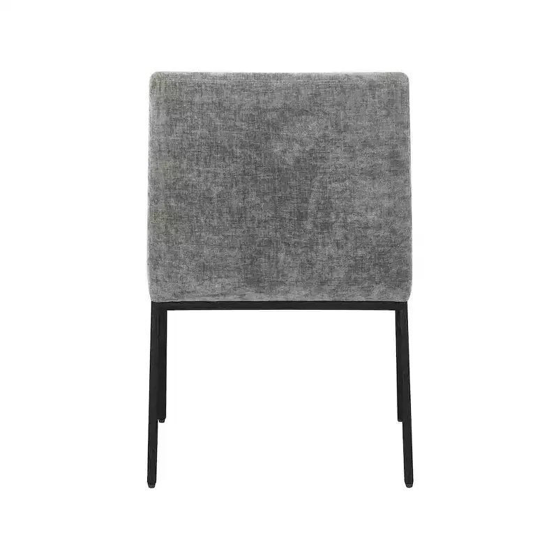 Meridian Furniture,Reeves Chenille Fabric Dining Chair, Set of 2
