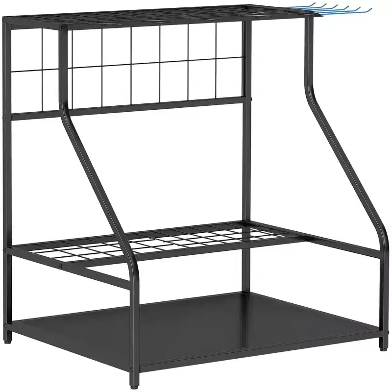 3-Tier Garden Tool Organizer for Garage – Yard Tool Storage Rack