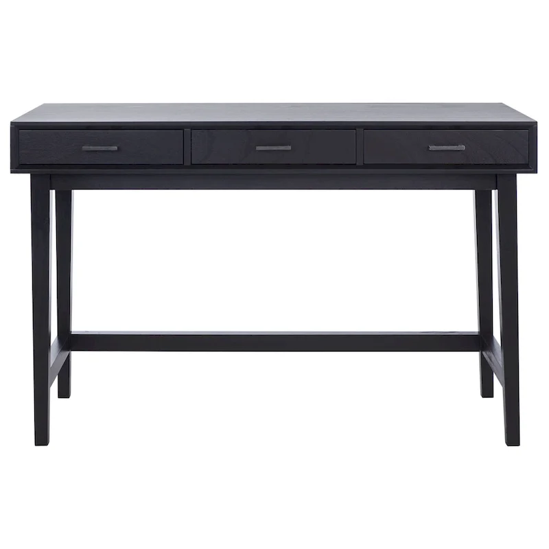Delsie Mid-Century 3-Drawer Desk