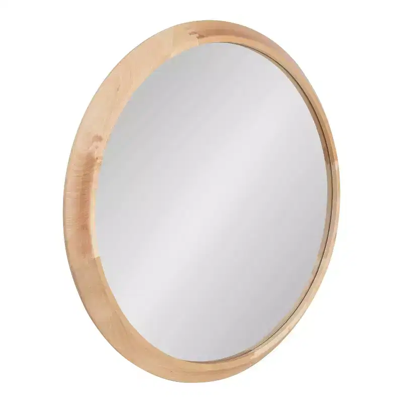 24 x 2 Uldrich Wood Framed Decorative Wall Mirror - Kate & Laurel All Things Decor