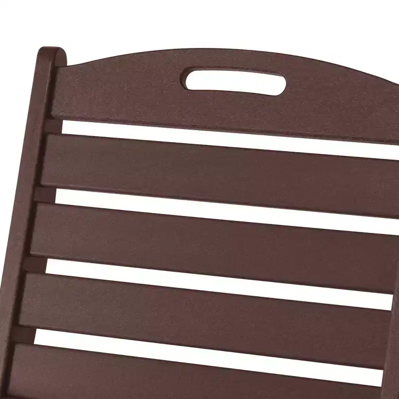 WestinTrends Malibu HDPE Adjustable Highback Folding Patio Dining Chair