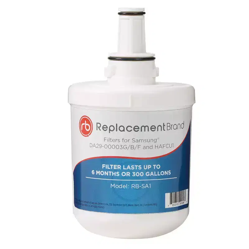 Samsung Comparable Refrigerator Water Filter - DA29-00003G: ReplacementBrand Fridge Filter, Charcoal, Plastic, White