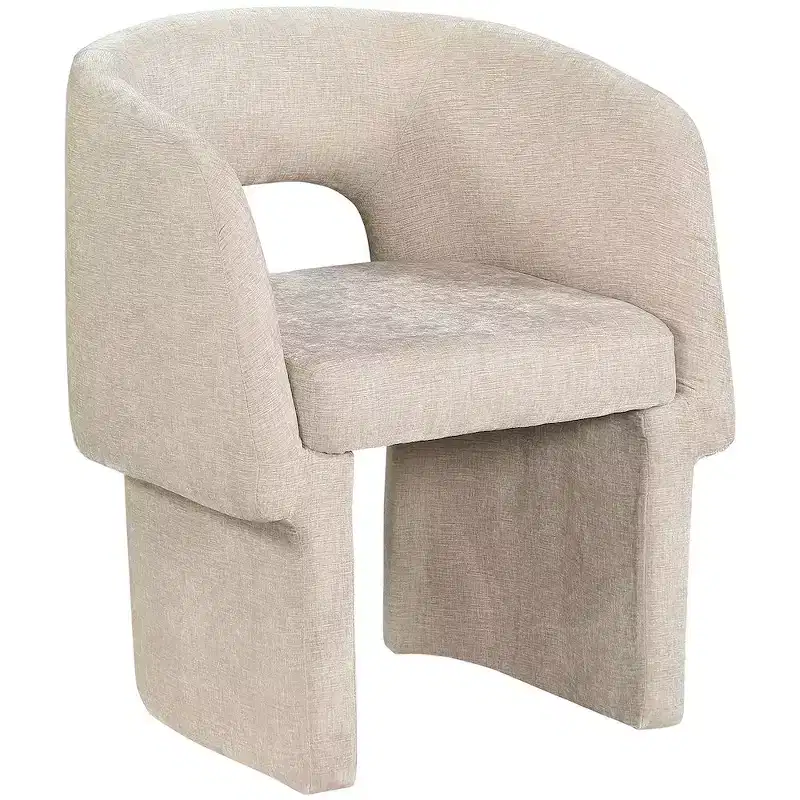 Emmet Chenille Fabric Dining Chair / Accent Chair