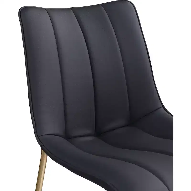 Meridian Furniture,Isla Vegan Leather Dining Chair, Set of 2