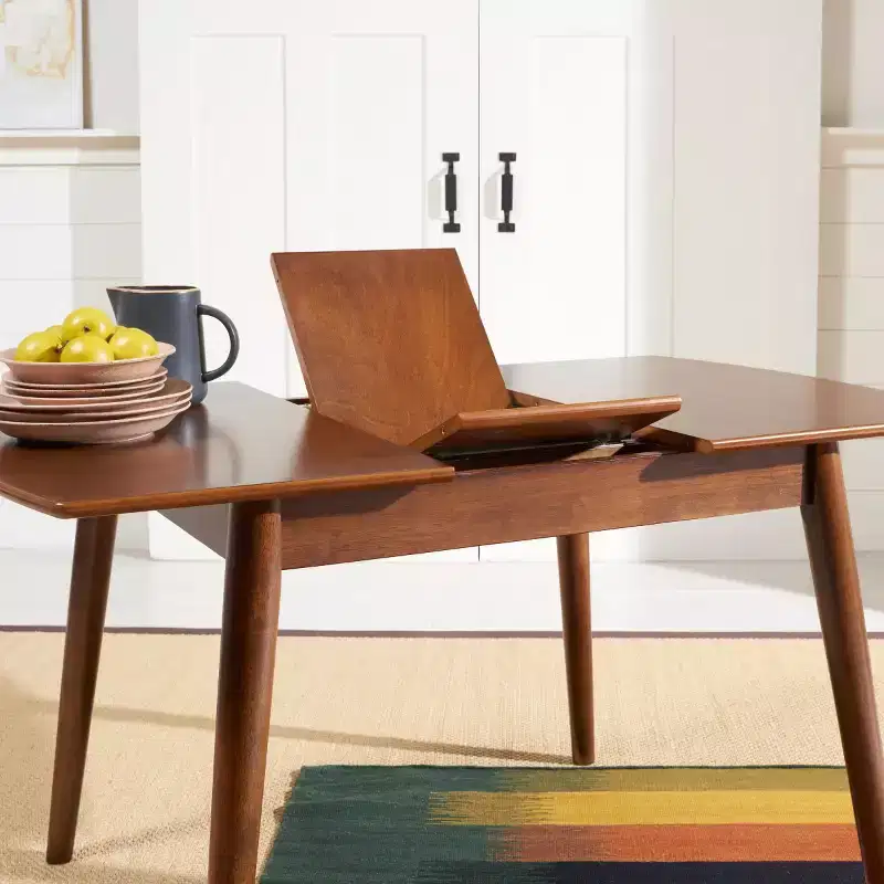 Manual Extension Dining Table - Walnut
