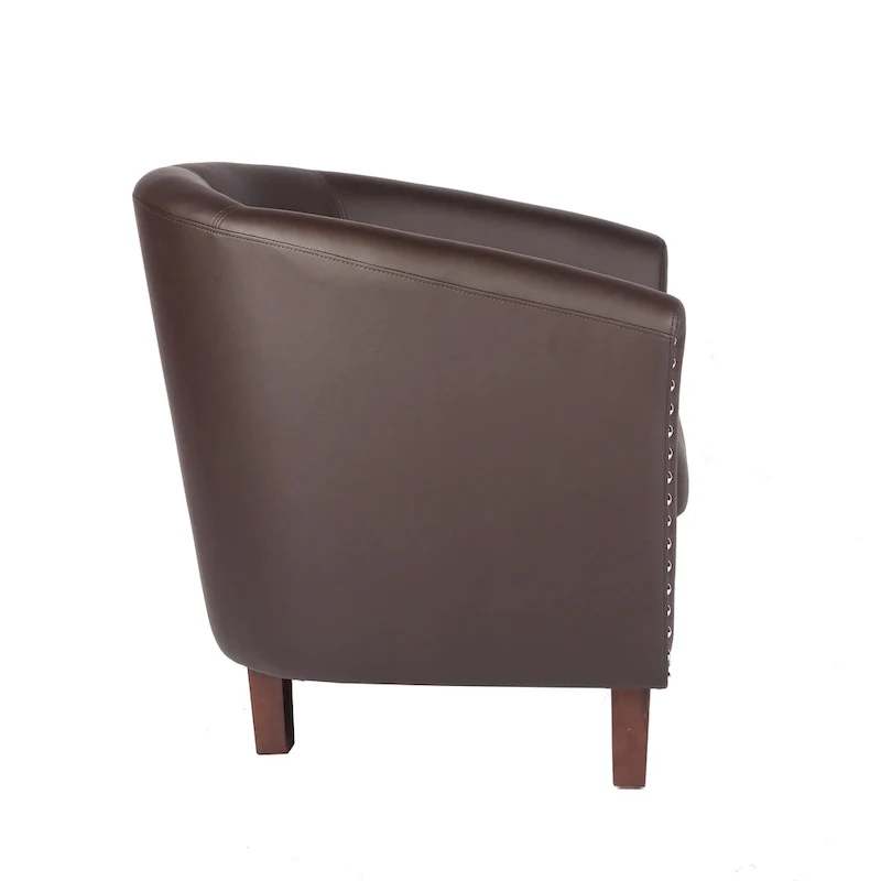 Carson Carrington Junsele PU Leather Accent Club Chair