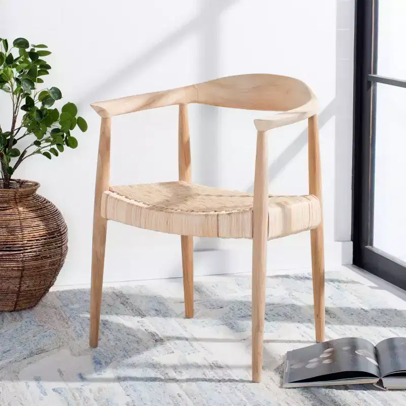 Renga Rope Rattan Accent Chair - Natural