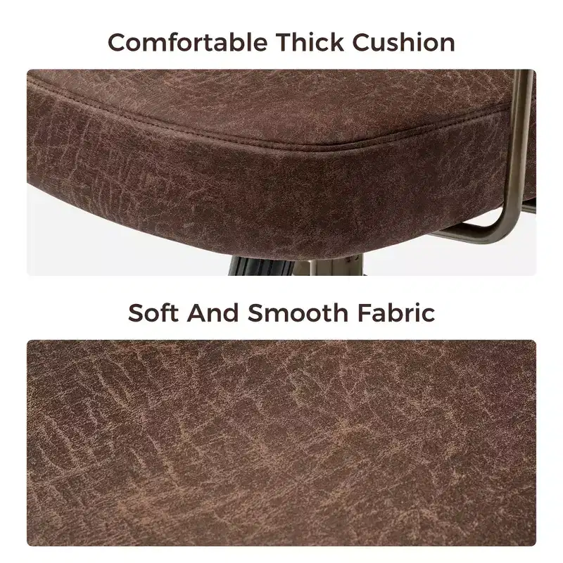 Faux Suede Fabric High Back Office Chair