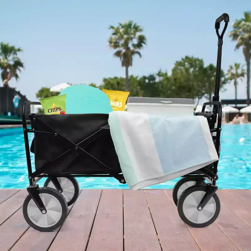 Pure Garden Collapsible Wagon Folding Cart
