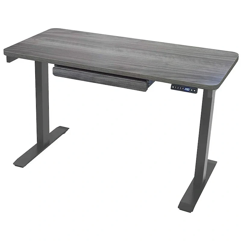 White / Graphite / Walnut / Black Electric Standing Desk, Single Person, 48