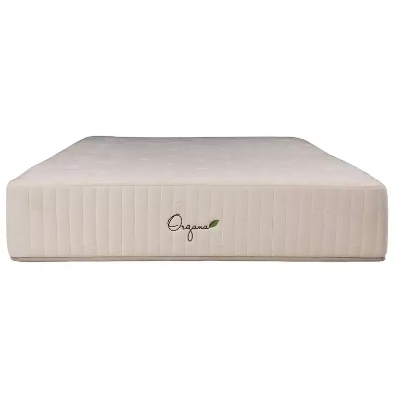 HomeStock Organa Super Plus 12 in. Latex Pocket Spring Mattress, Beige