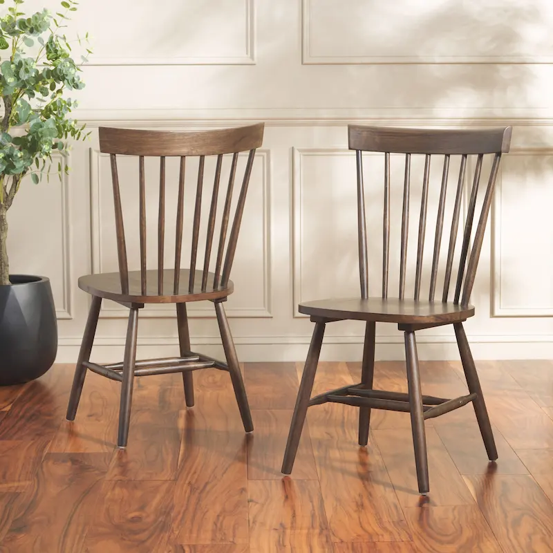 Spindle Back Farmhouse Dining Chair (Set of 2) - 21W x 21D x 36H