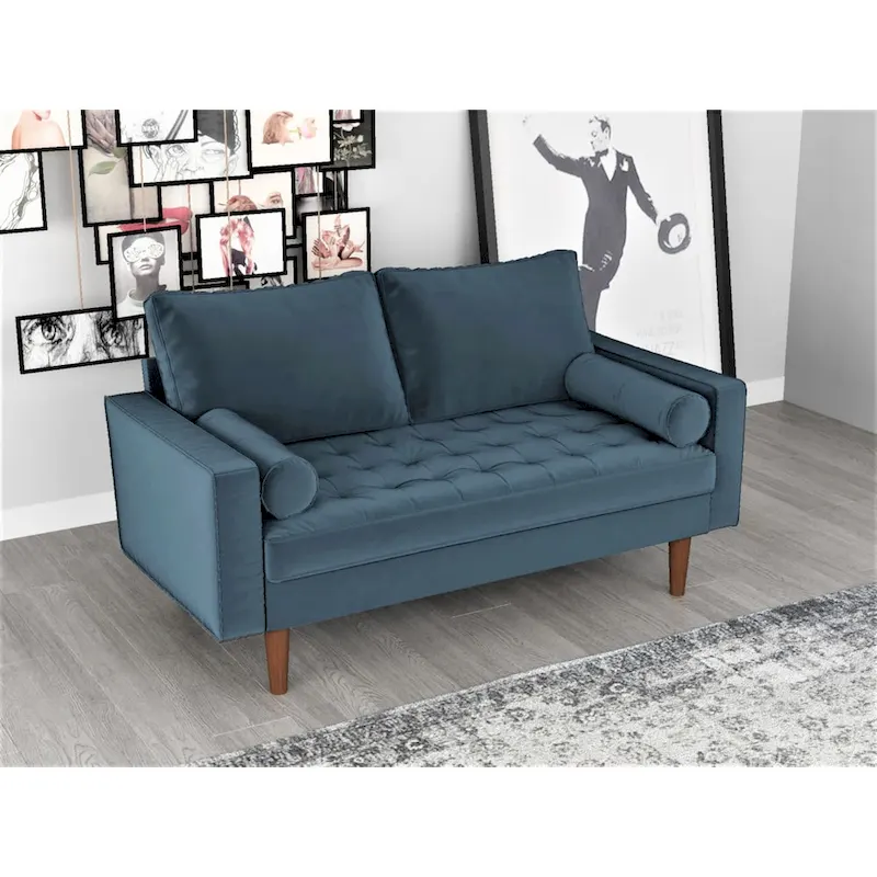 US Pride Lopez Mid-century Loveseat