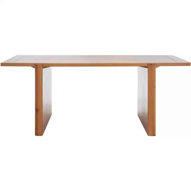 Rectangular Coffee Table with Sawhorse-Style Frame – 18.1