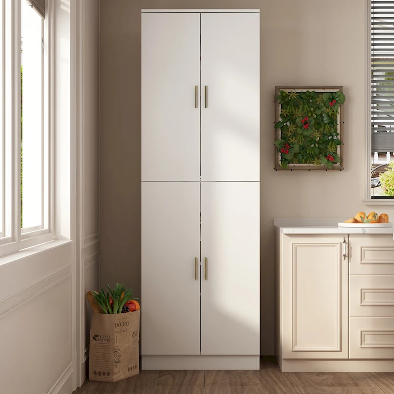 70.9H Buffet Storage Cabinet Adjustable Shelf