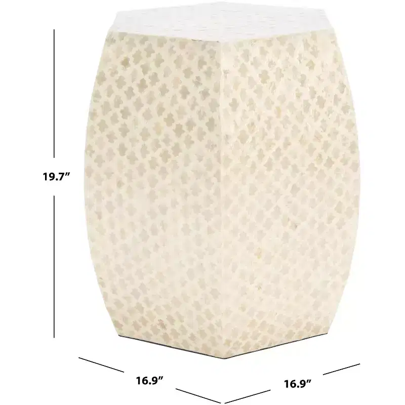 Rylie Accent Table - ACC1803A - White - Safavieh