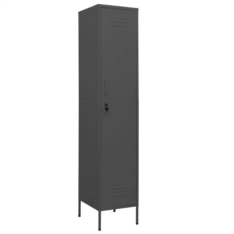 vidaXL Metal Storage Cabinet Storage Locker Organizer for School Office Steel - Olive Green