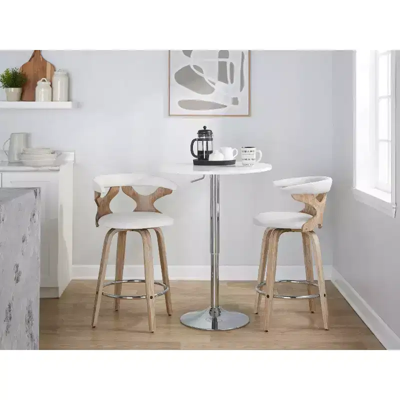 Set of 2 Gardenia Counter Height Barstools - LumiSource