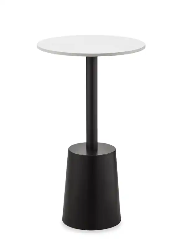 14 Accent Table with White Sintered Stone Top
