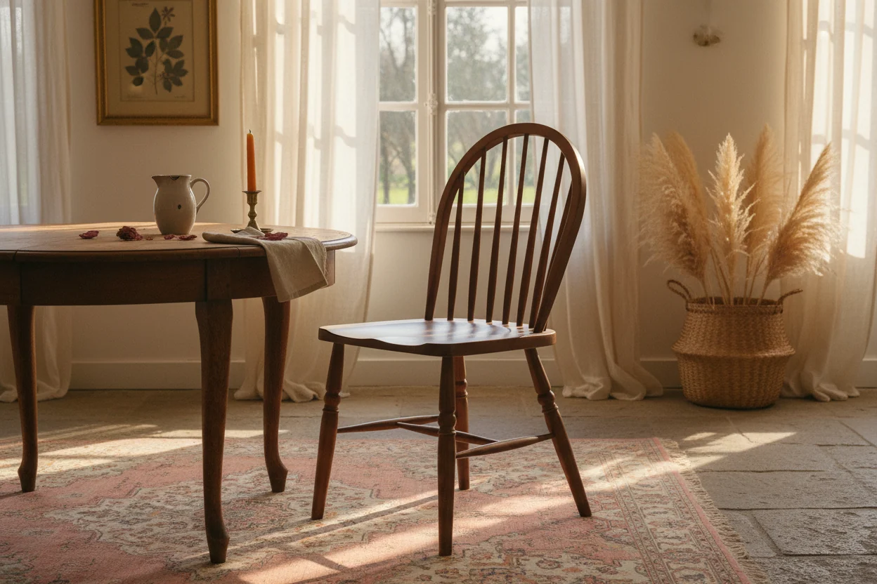 Brown Wood-Tone Dining Chair