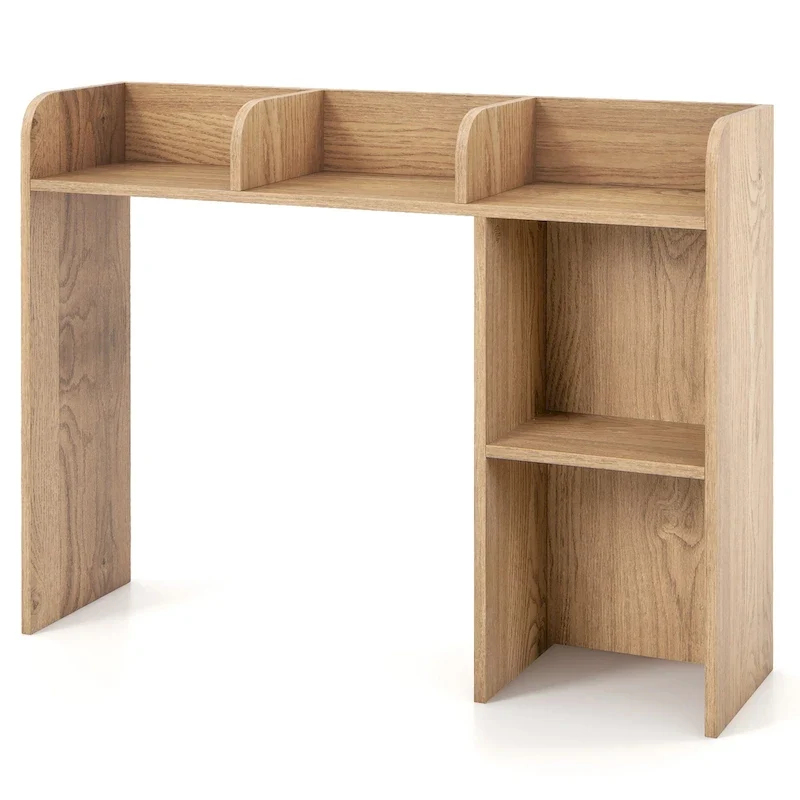 Costway Desk Bookshelf Desktop Storage Organizer Display Shelf Rack