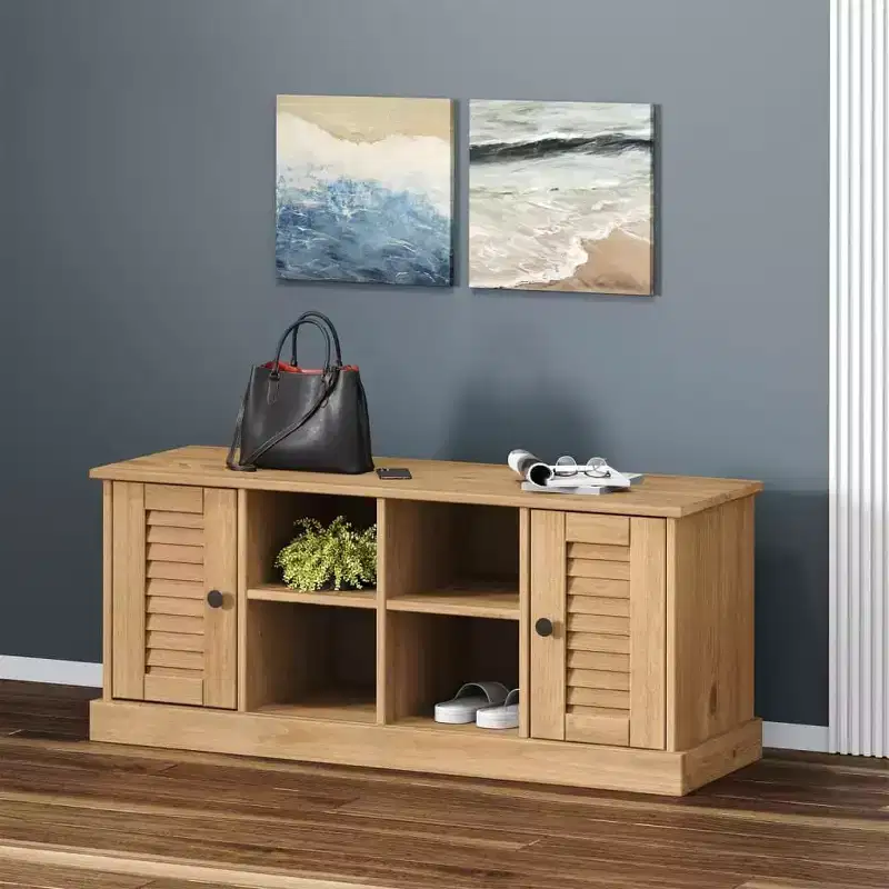 Shoe Bench with Storage – Available in Multiple Colors
