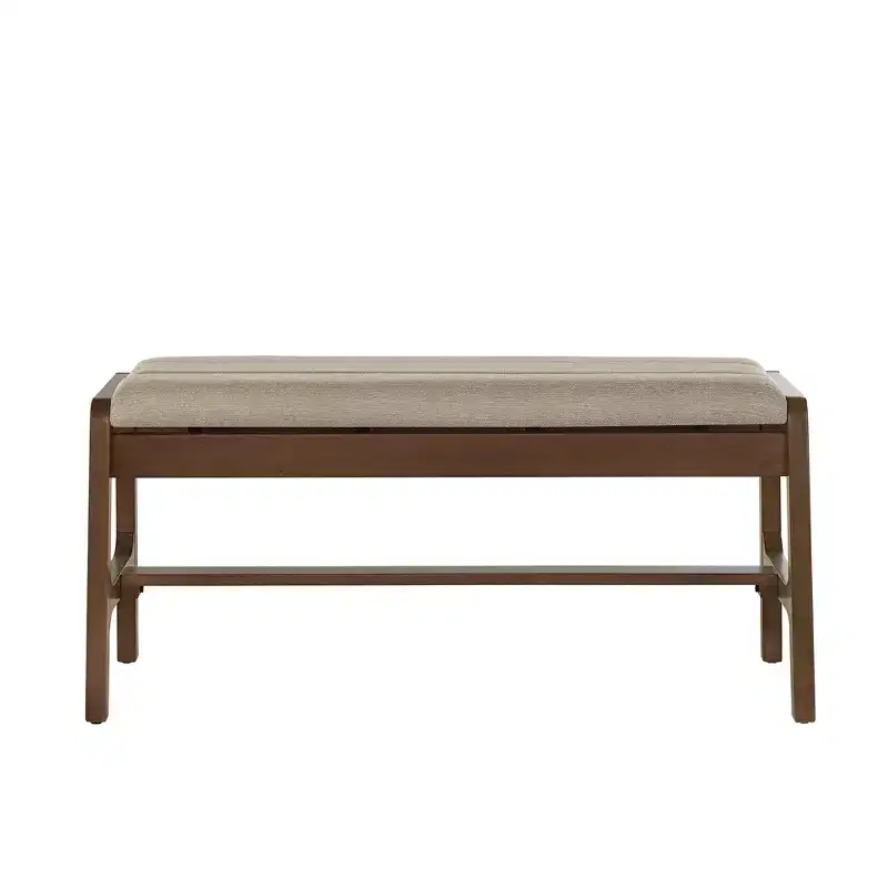 Modern Scandinavian Wood Finish Bench