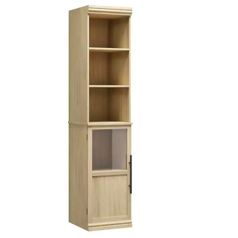 Pantry Cabinet, Tall Pantry Storage Cabinet, Farmhouse Kitchen Hutch with Storage Drawers for Living Room, Dining Room