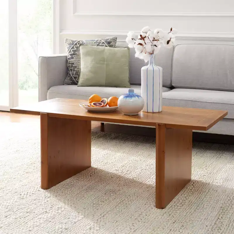 Truman Rectangle Coffee Table - COF9700A - Brown - Safavieh