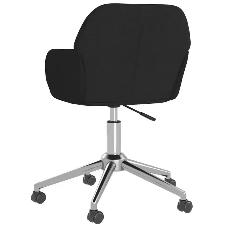 vidaXL Swivel Dining Chairs 2 pcs Light Gray Fabric