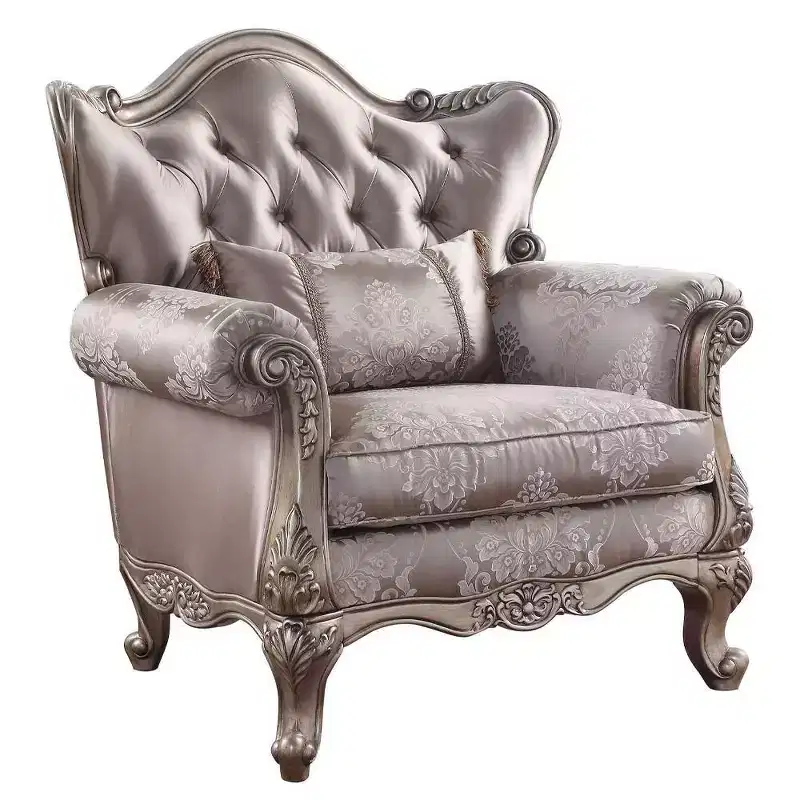 45 Jayceon Fabric Chair Champagne - Acme Furniture
