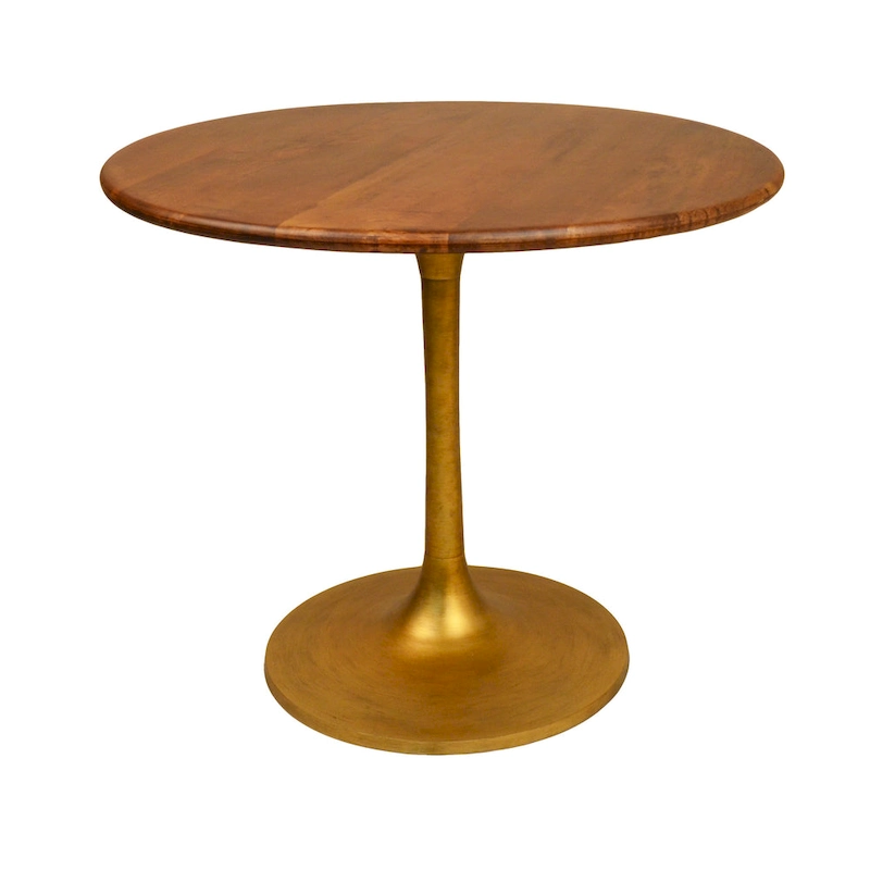 Carolina Living Alden Wood Top 36 Round Dining Table