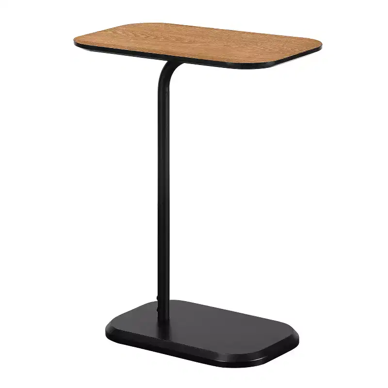 25.25 in.H Brown Color Rectangle Wood Table Top End Table 1 -piece