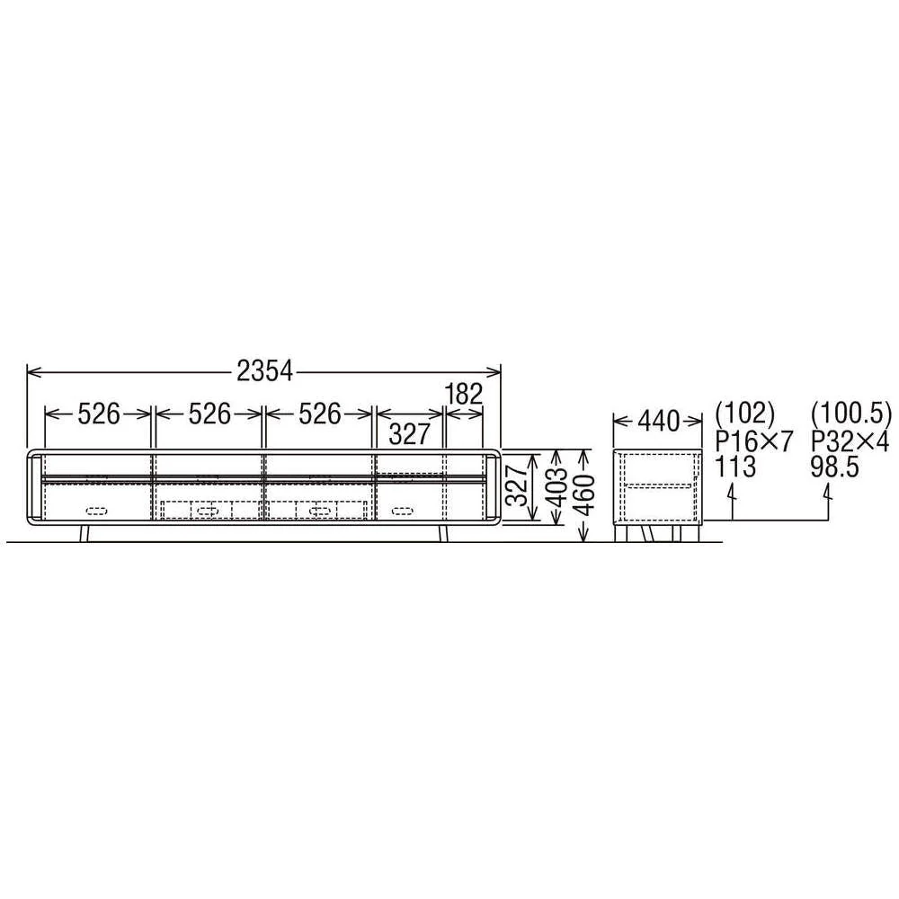 TV Board Mid Standard - Cabinet