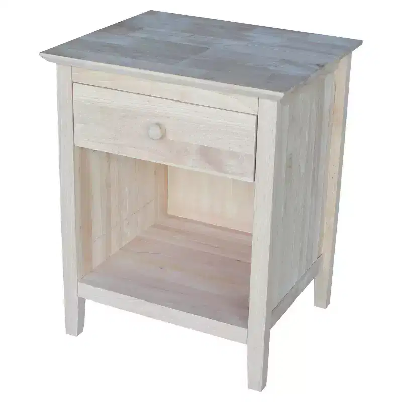 19.5" Nightstand Unfinished - International Concepts