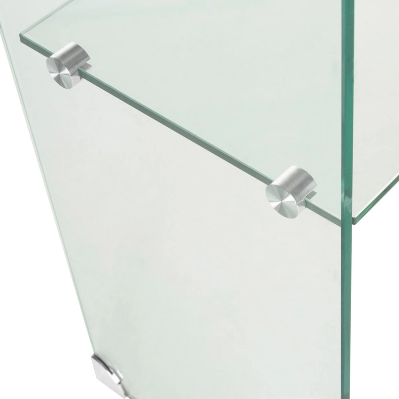 SAFAVIEH Hawa Clear Console Table - 43.3 x 13.8 x 29.5 - 43Wx14Dx30H