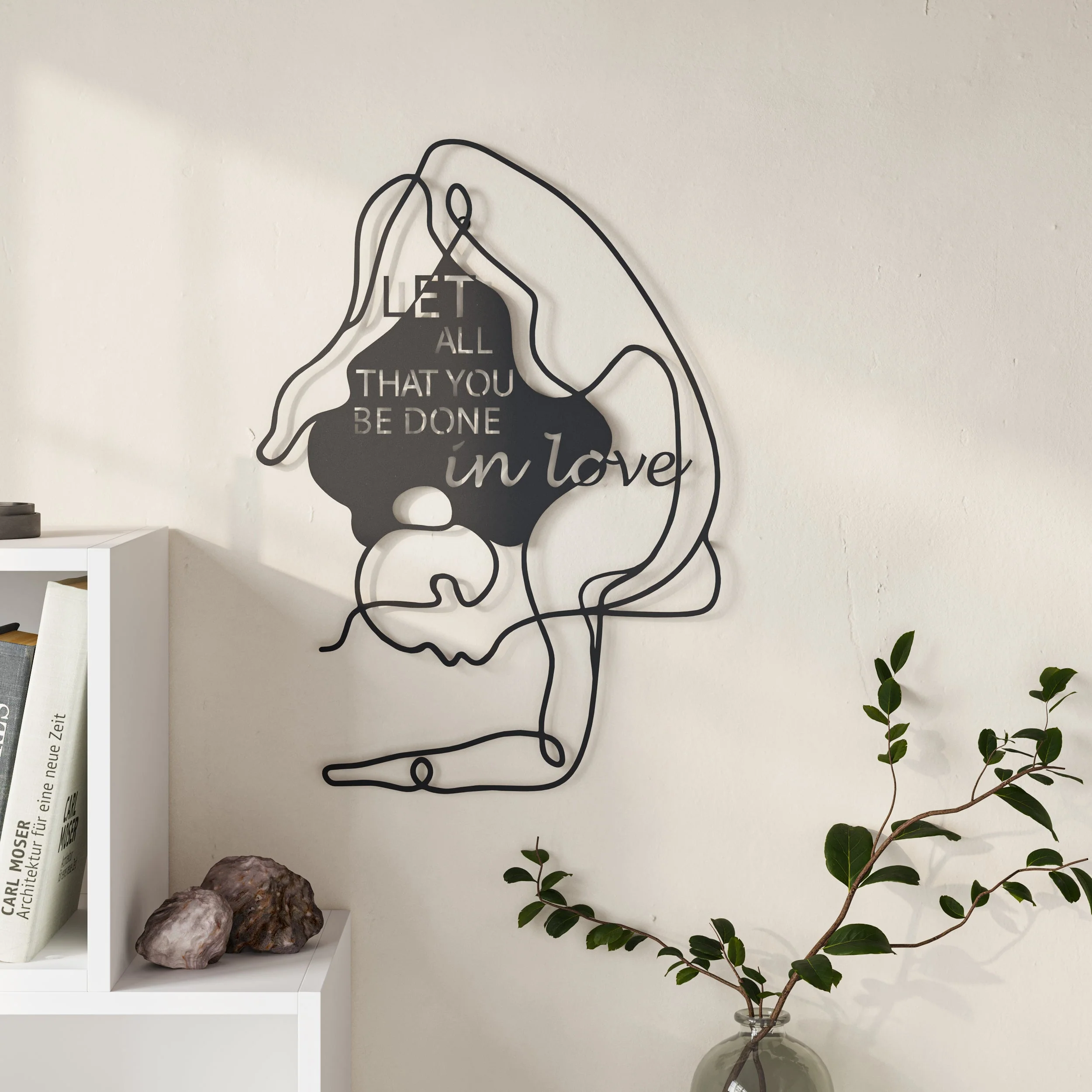 Do in love Modern Metal Wall Art Home Decorative Ornament