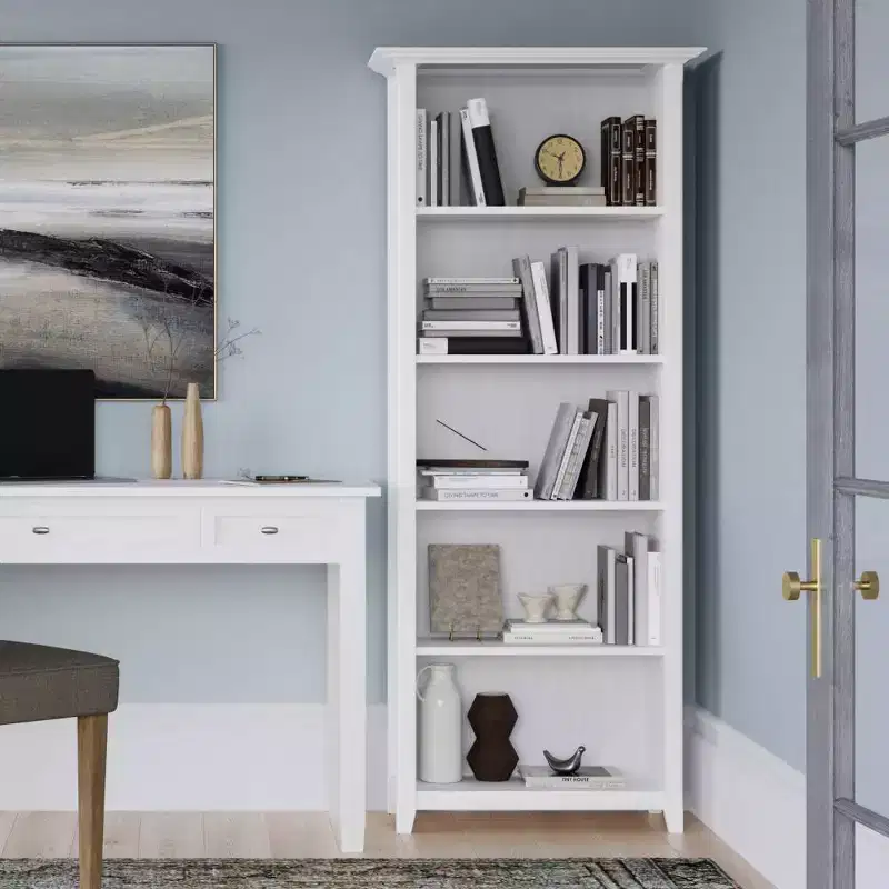 WyndenHall 72" Normandy 5 Shelf Bookcase