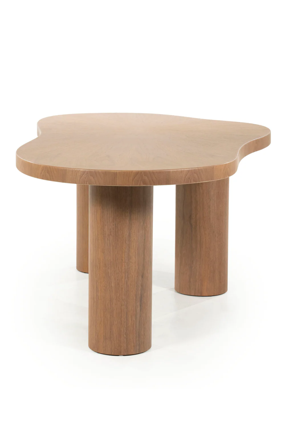Organic-Shaped Walnut Dining Table