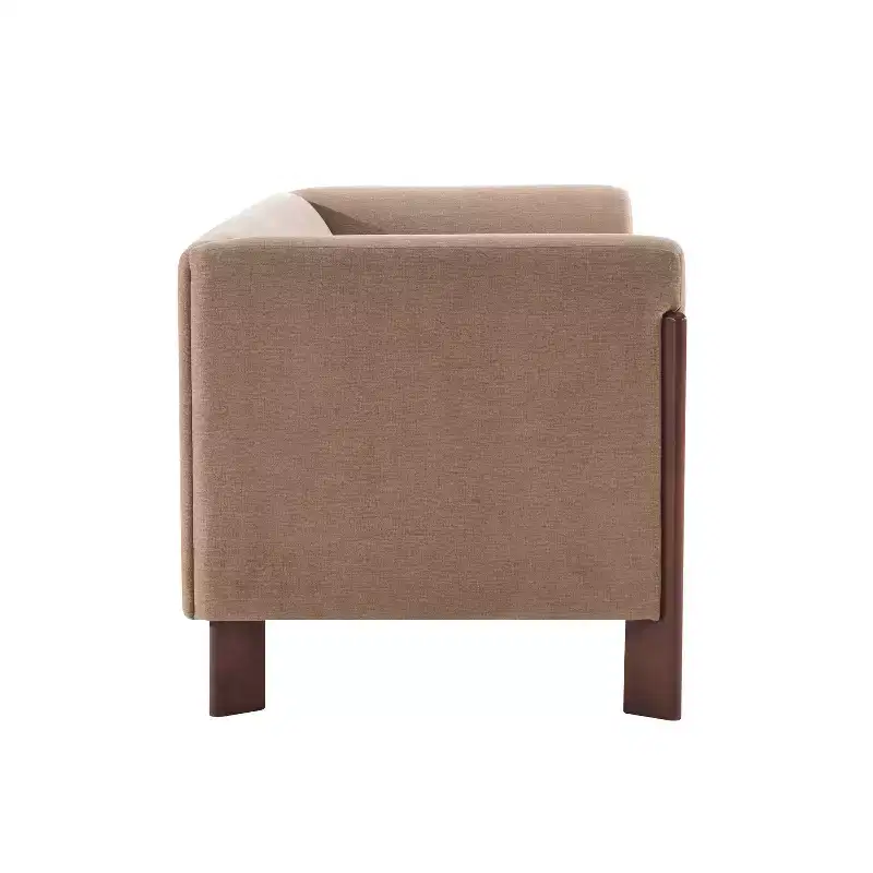 Christopher Knight Home Patcharee Modern 80 3-Seater Wooden Upholstered Sofa