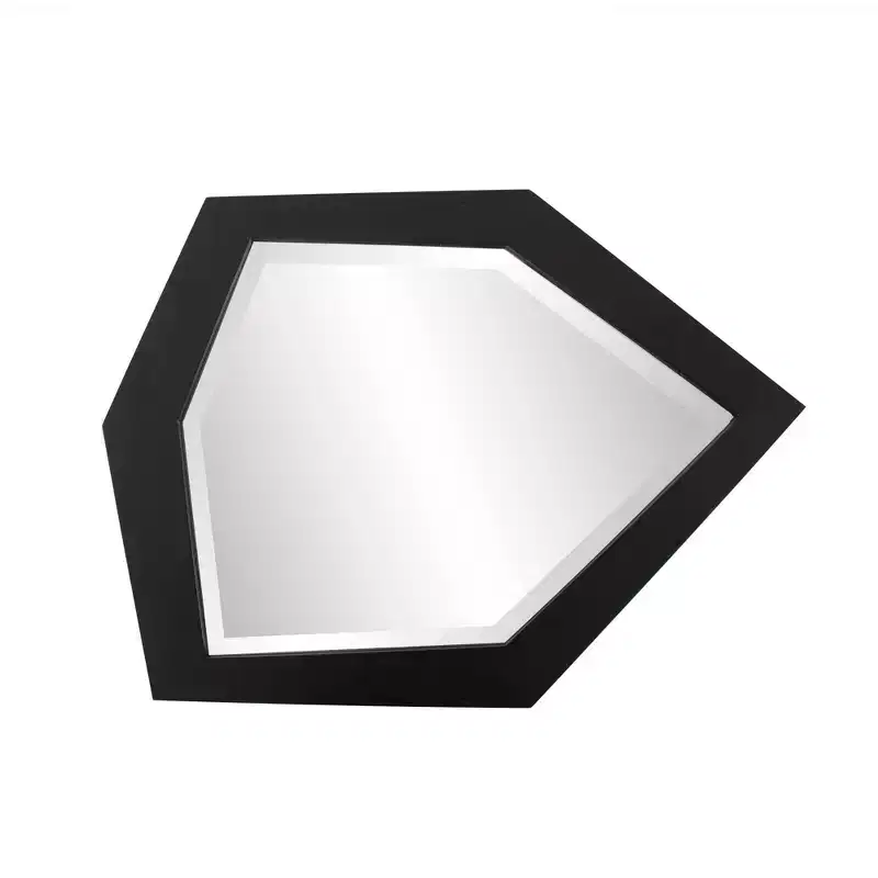 Howard Elliott 16x11.75 Abrams Contemporary Asymmetrical Abstract Wall Mirror