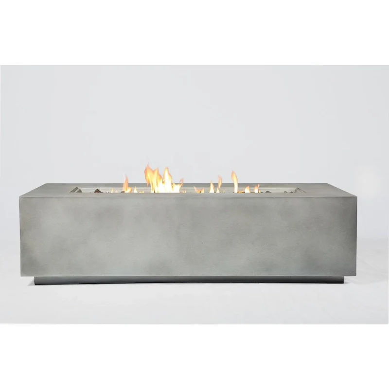 Living Source International Lucca 9-piece Cup Table Fire Pit Sectional