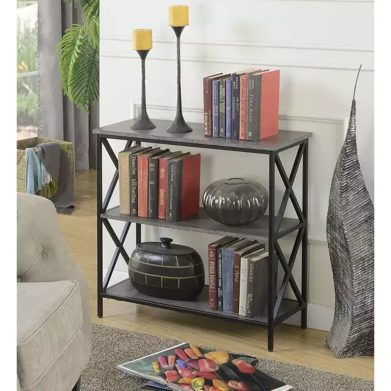 29.25 Tucson 3 Tier Bookcase - Breighton Home