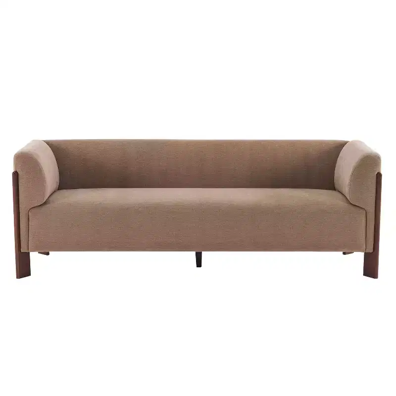 Christopher Knight Home Patcharee Modern 80 3-Seater Wooden Upholstered Sofa