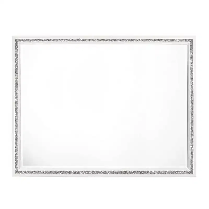 Acme Furniture Haiden Dresser Mirror White Finish