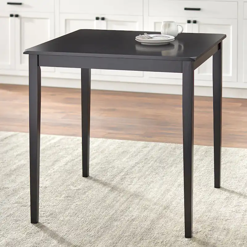 Honey Oak / Black / Espresso Counter Height Dining Table, Shaker Style, Seats 2–4