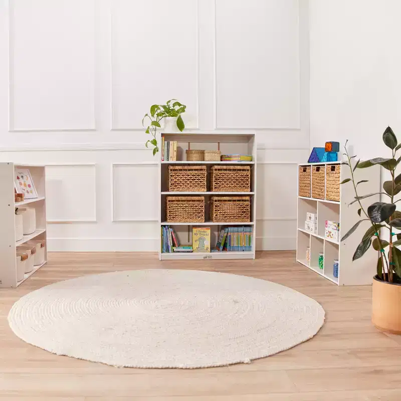 ECR4Kids Wooden Classic Bookcase with Adjustable Shelves, 48in, Classroom Bookshelf