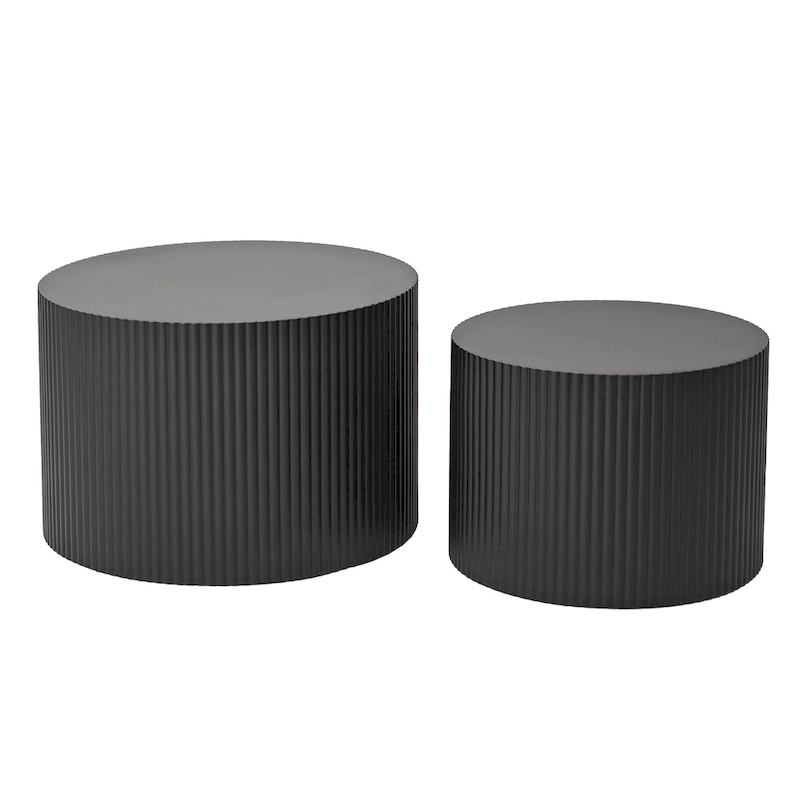 Wave Stripe Nesting Coffee Table Set