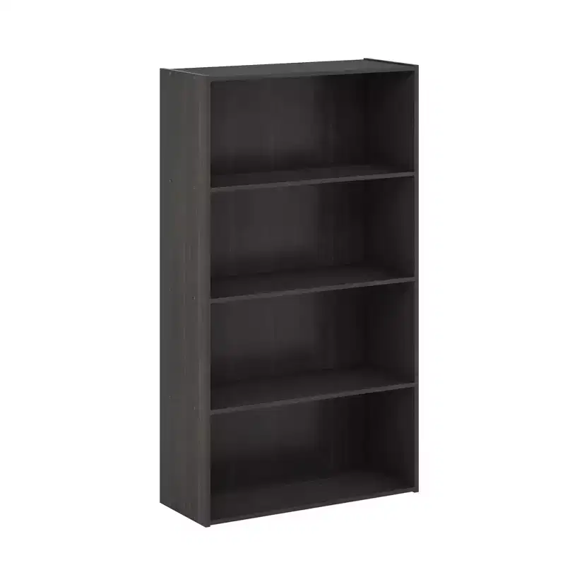 Furinno 4-Cube Open Shelf Bookcase Multi-functional Storage Display Cabinet,Espresso